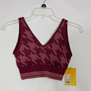 NWT Lole Marlowe Plum Women's Sports Bra XS Nilit Softex Removable Pads Workout